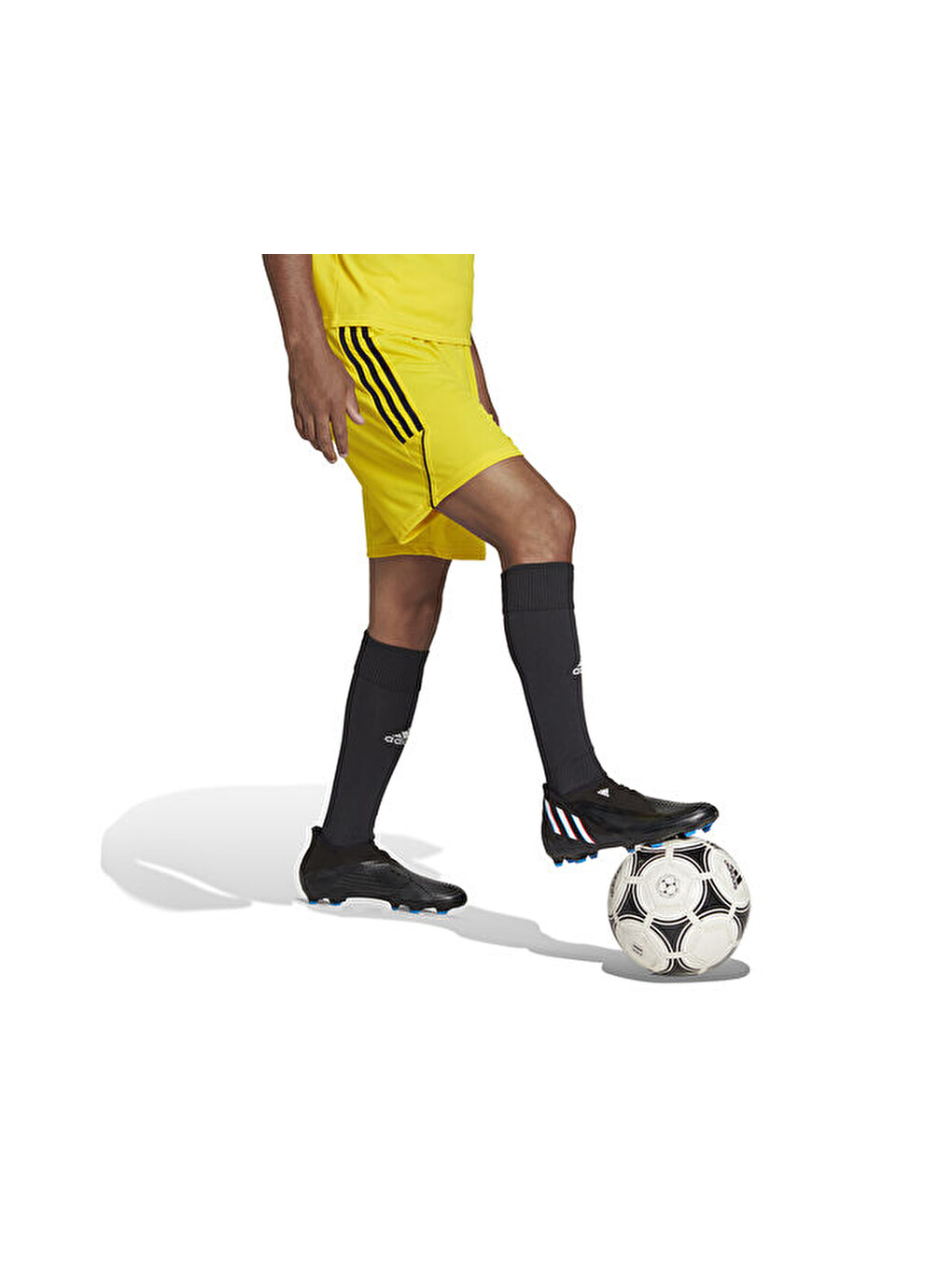 Tiro 23 Sho Erkek Futbol Antrenman Şortu Ib8085 Sarı-4