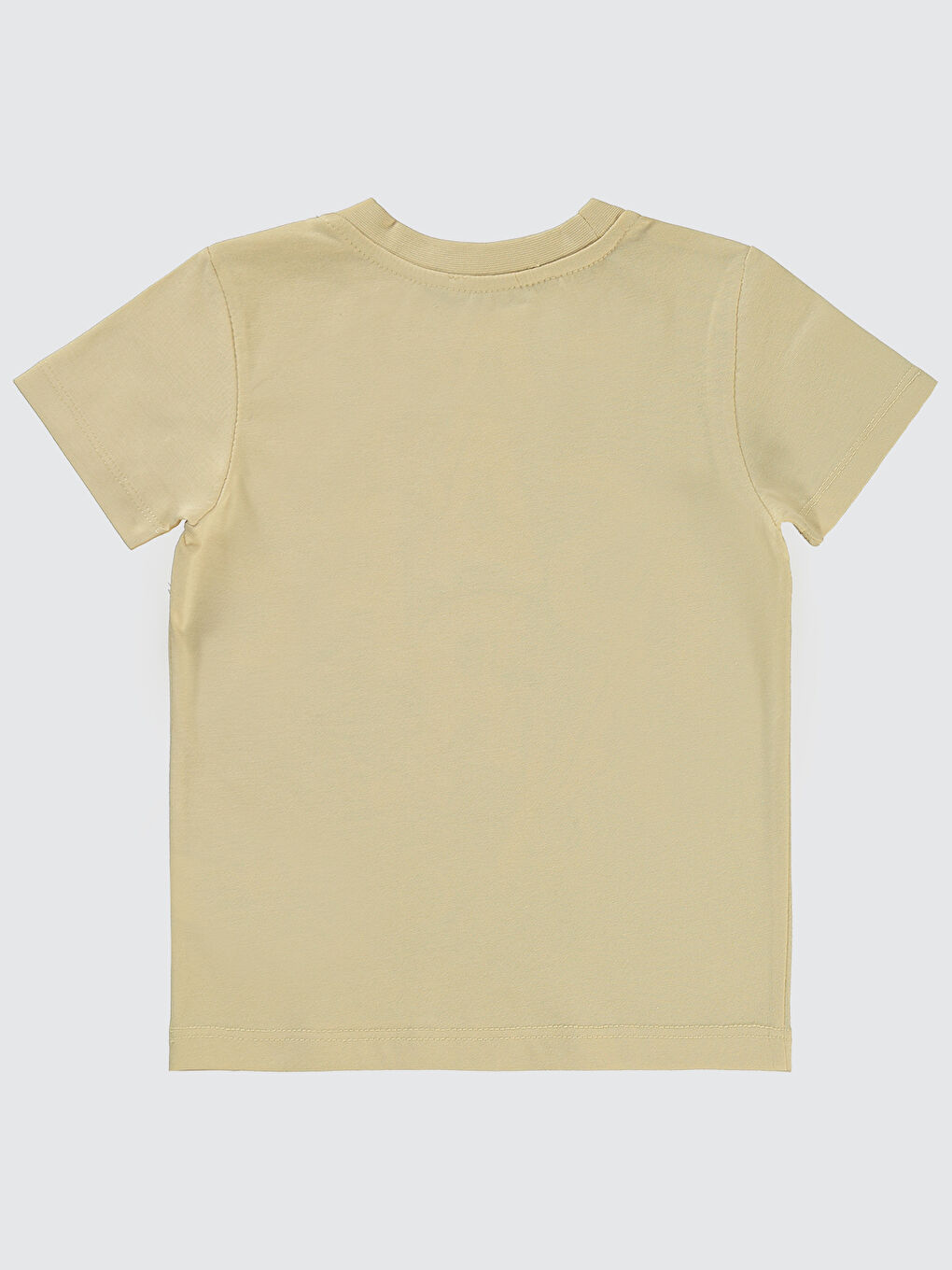 Bej Boys Erkek Çocuk Tişört 2-5 Yaş Taş Rengi-1