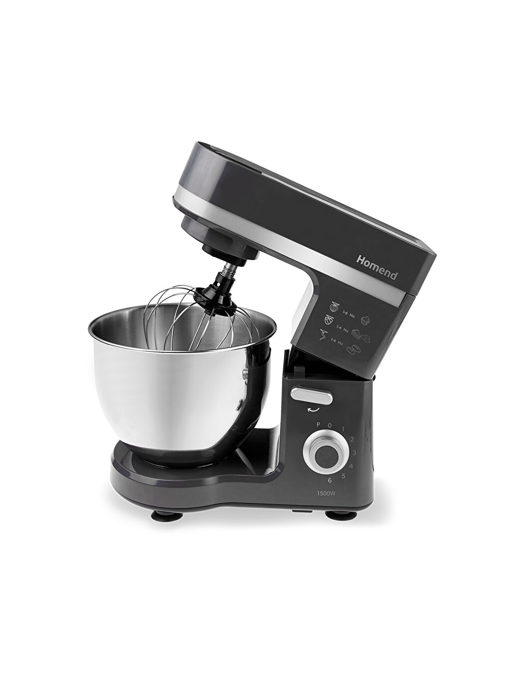 Profashion 3064H Hamur Yoğurma Makinesi Antrasit 1500W 5L-1