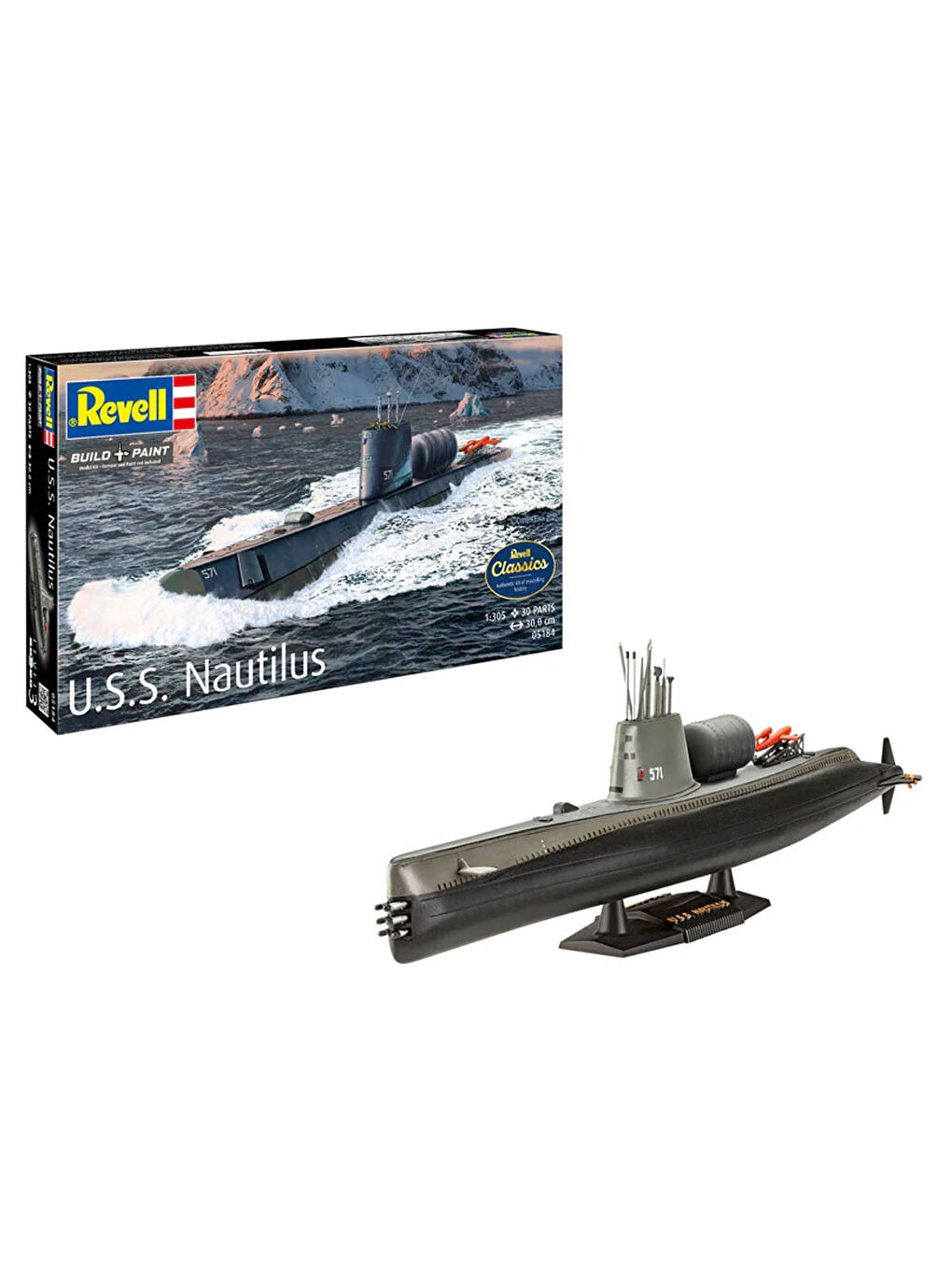 Maket Model Kit Gemi U.S.S. Nautilus 5184