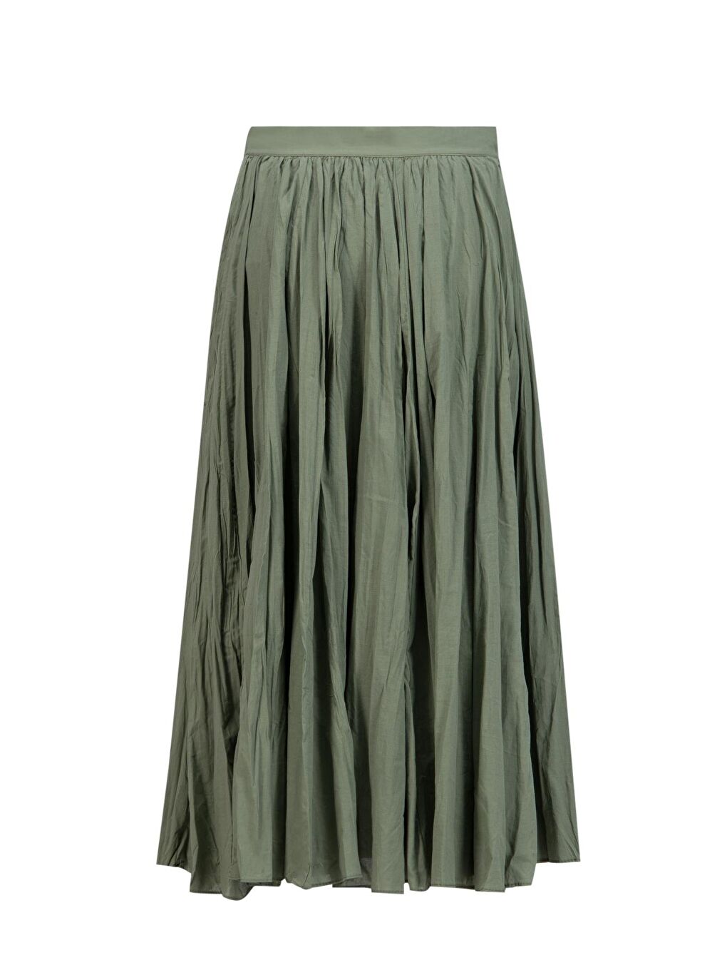 Kırışık Vual Etek 25Yd9180 Yağ Yeşili-1