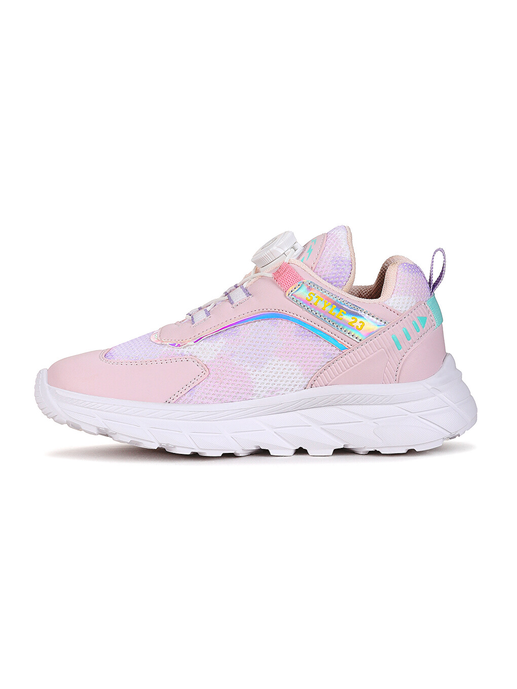Lila Lace Bağcık Mekanizmalı Kız Çocuk Spor Ayakkabı-5