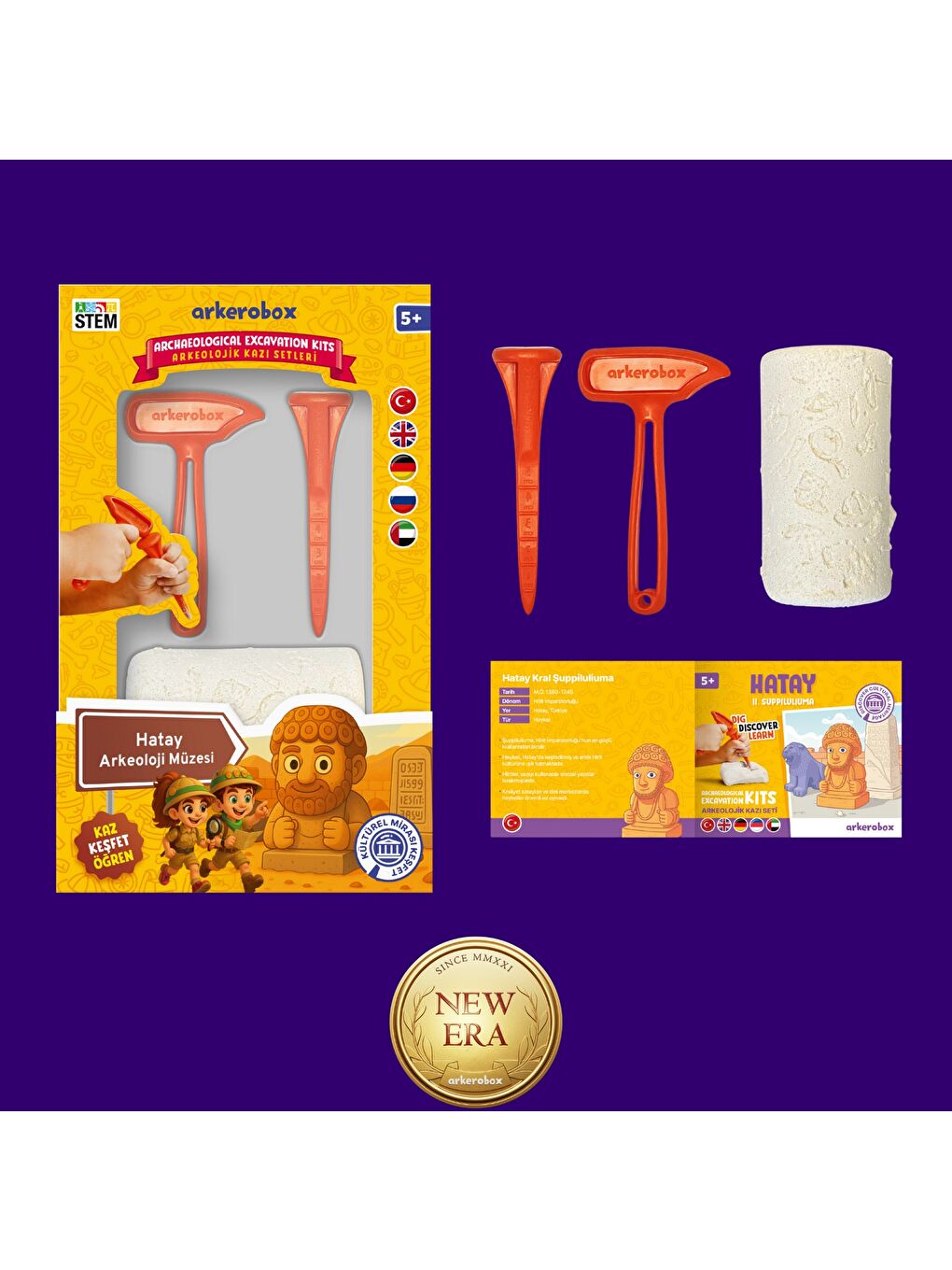Hatay Arkeoloji Müzesi New Era Eğitici Kazı Seti-2
