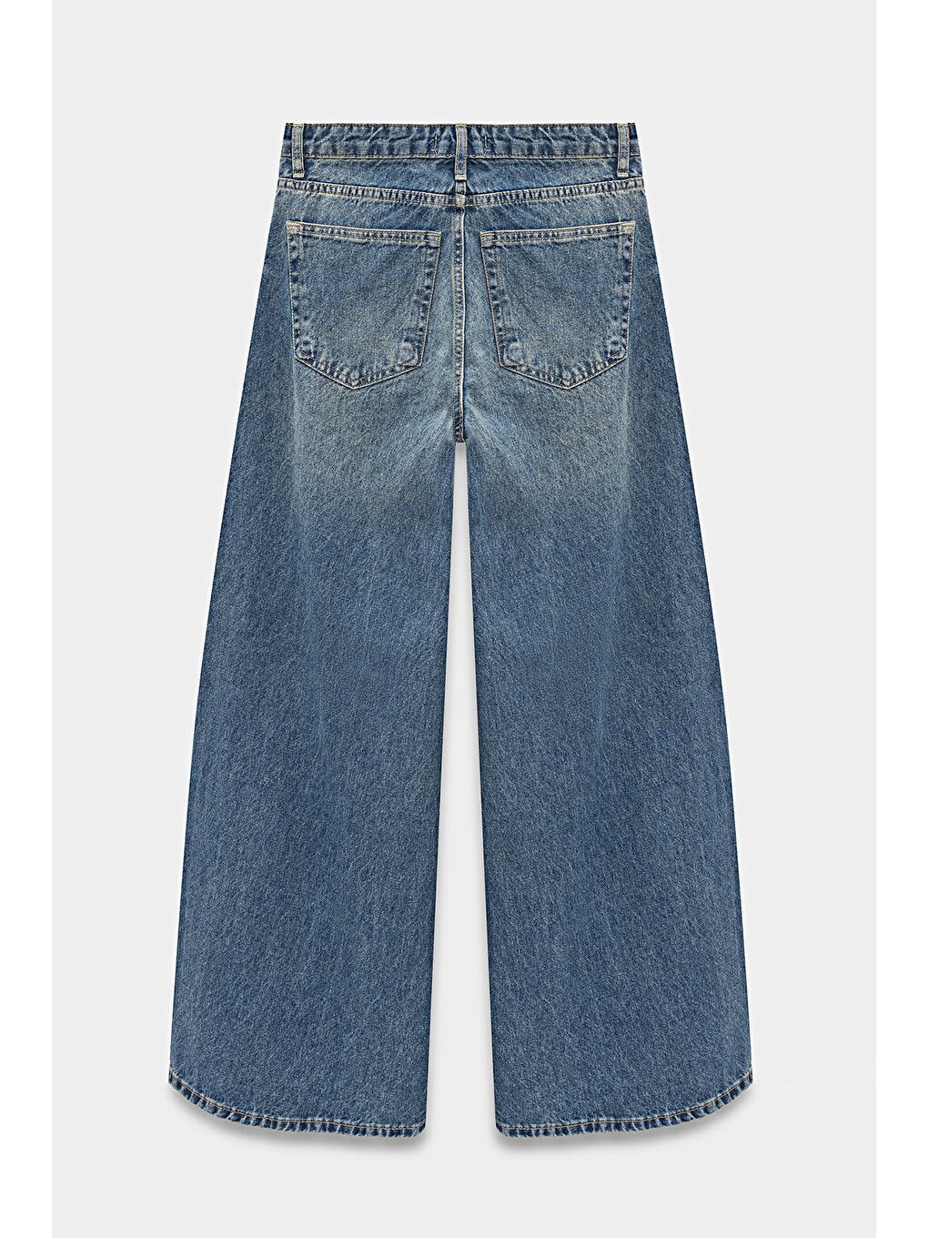 Mavi Kadın Yüksek Bel Wide Leg Bol Paça Jean Pantolon - '90 Vintage-6