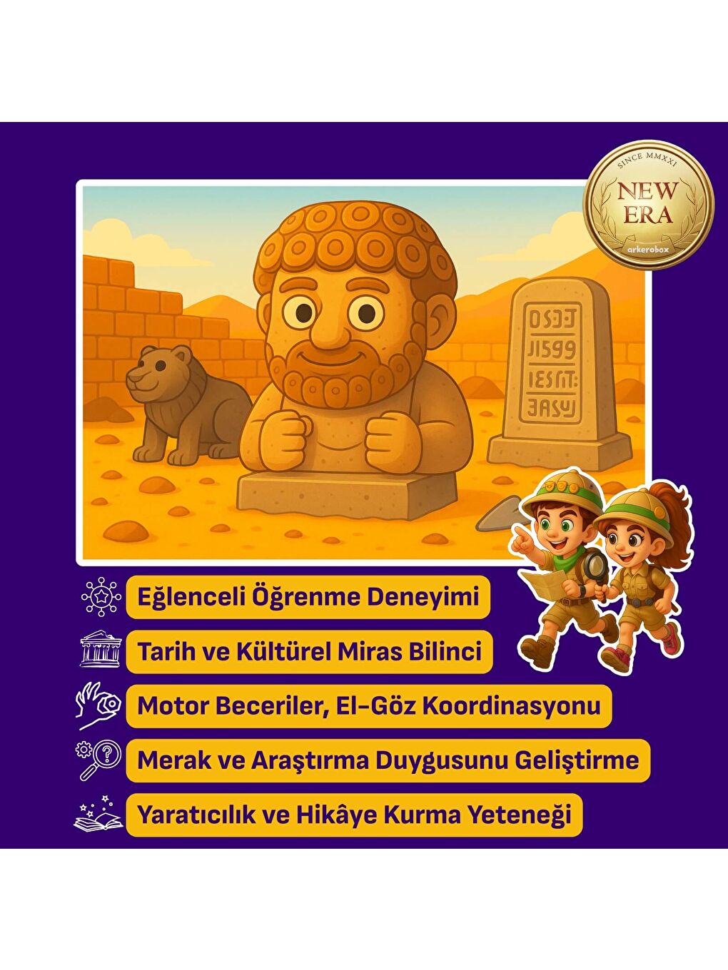 Hatay Arkeoloji Müzesi New Era Eğitici Kazı Seti-3