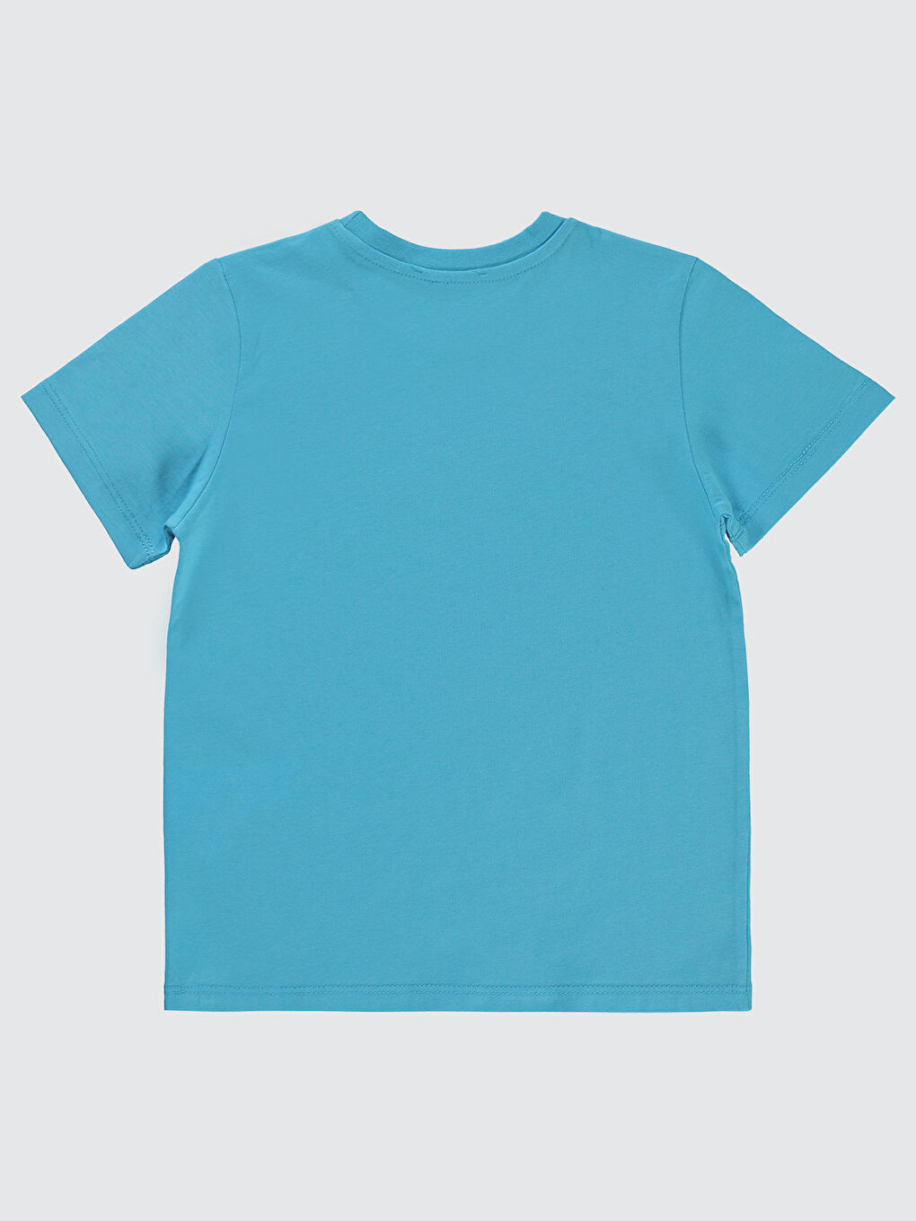 Boys Erkek Çocuk Tişört 6-9 Yaş Turkuaz-1