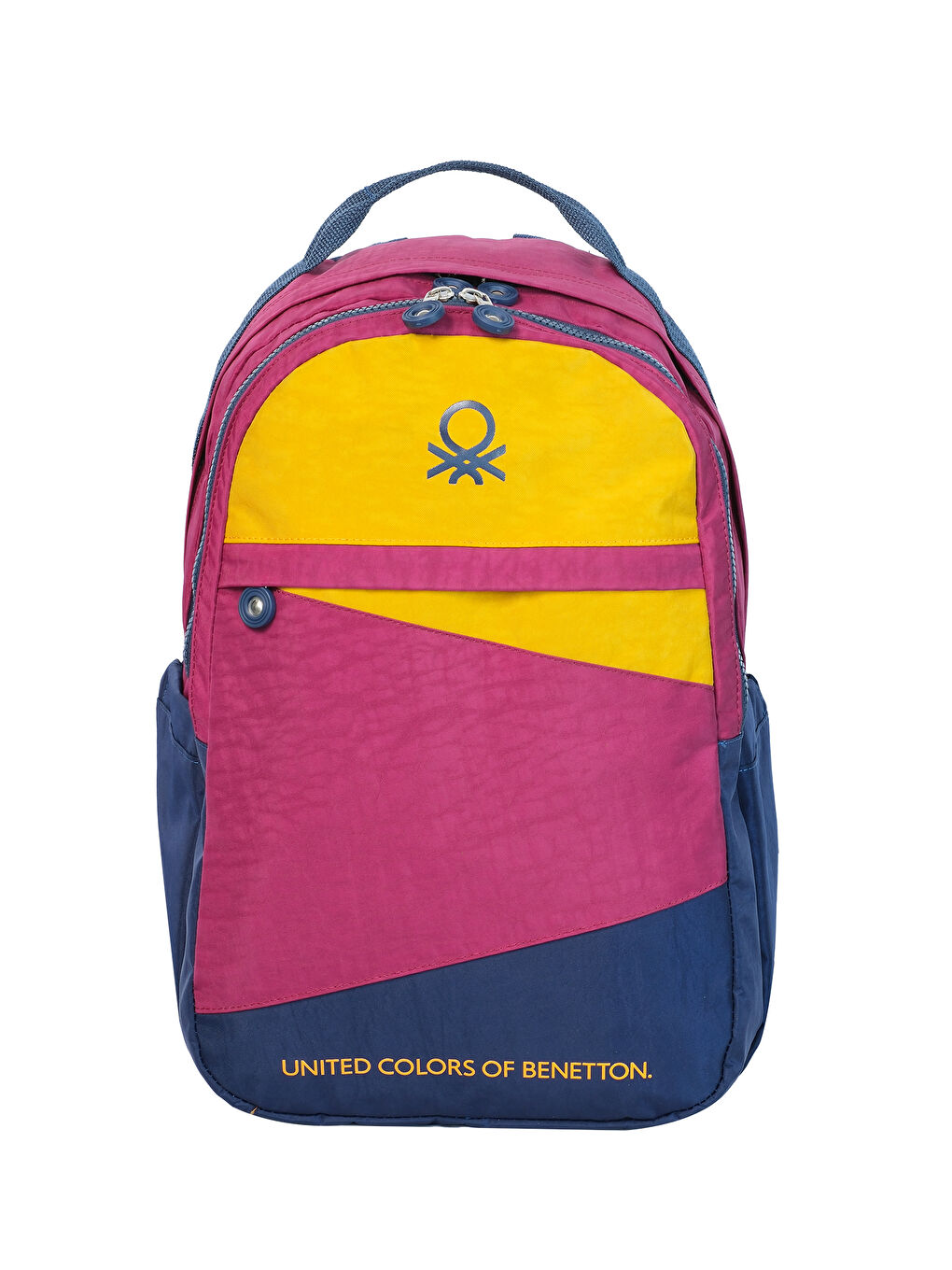 Lacivert Color Blocking Unisex Çocuk Sırt Çantası