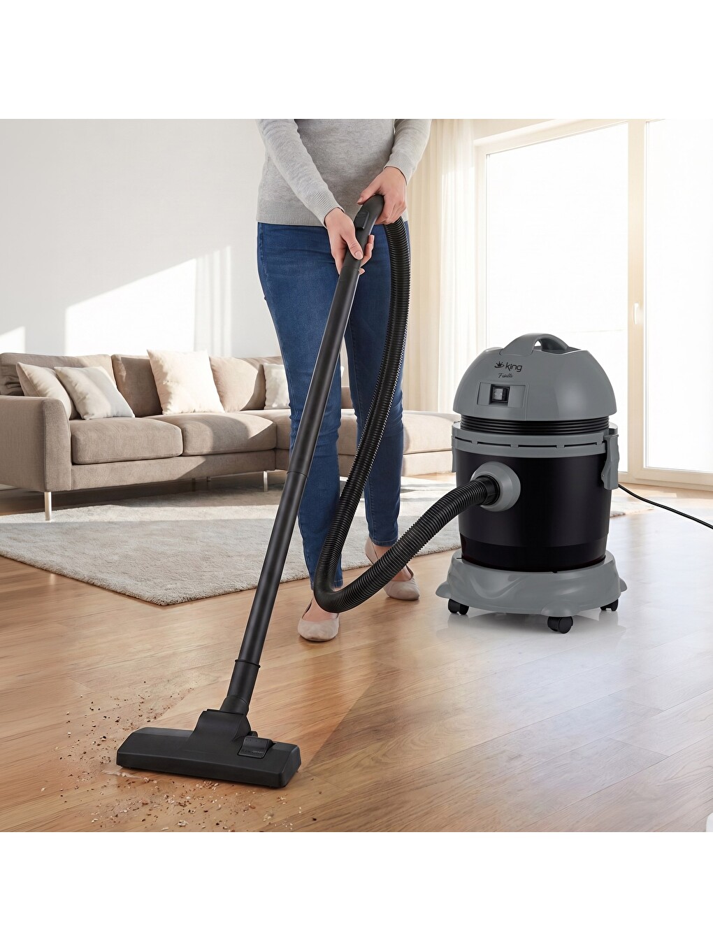 K5105 Fısıltı Küre Tipi Elektrikli Süpürge-2