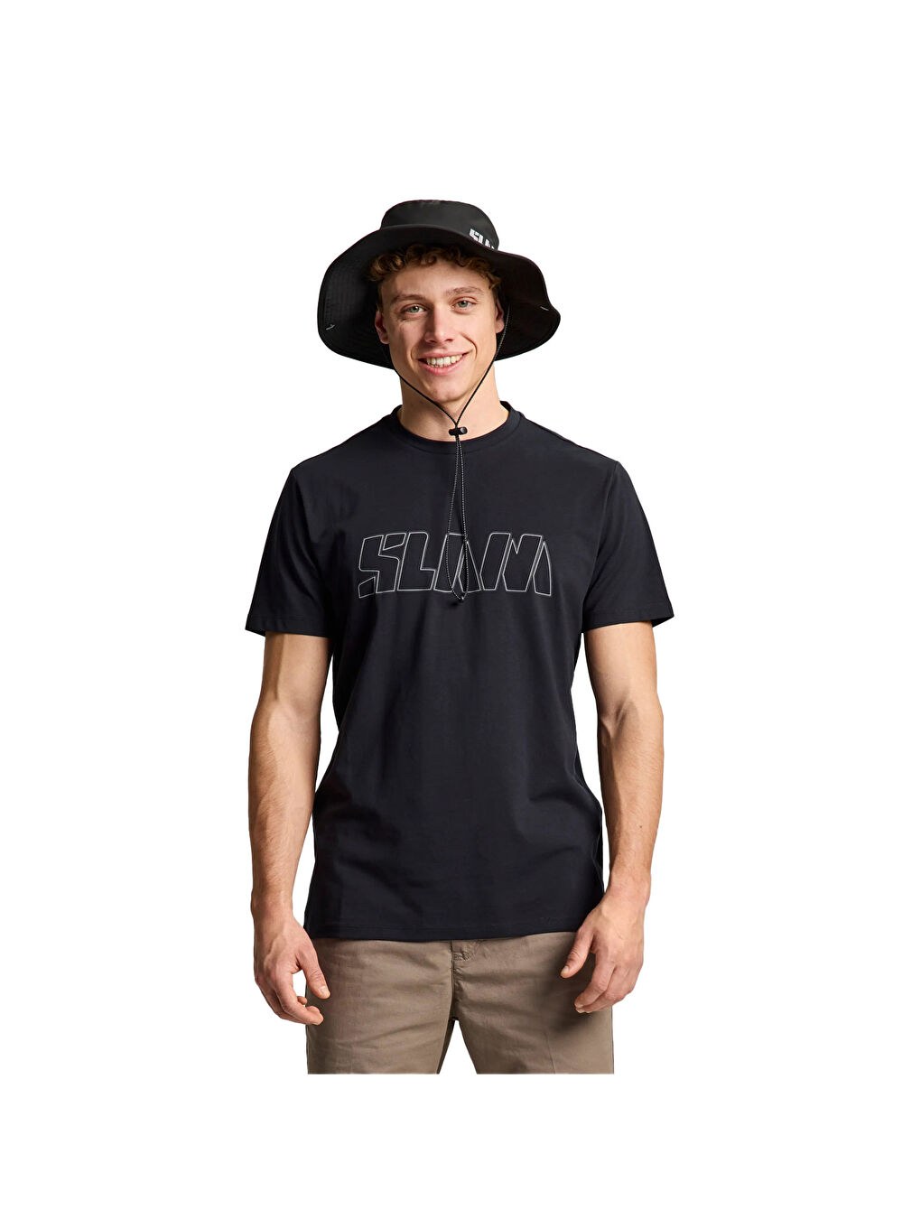 Logo Erkek Siyah Tişört