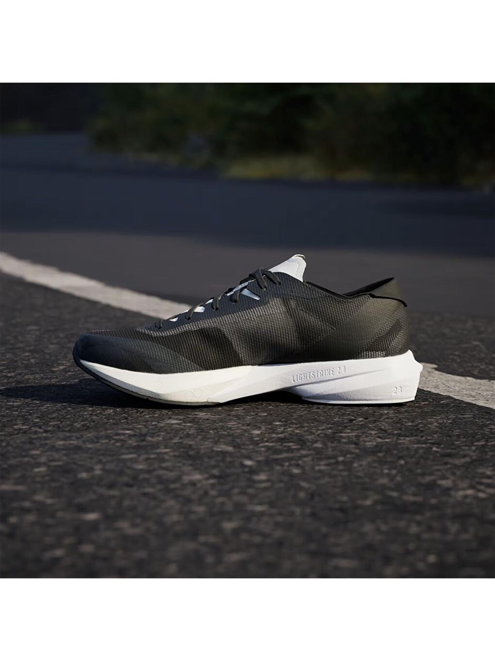 Siyah Adizero Adios 8 Kadın Yol Koşusu Ayakkabısı-4