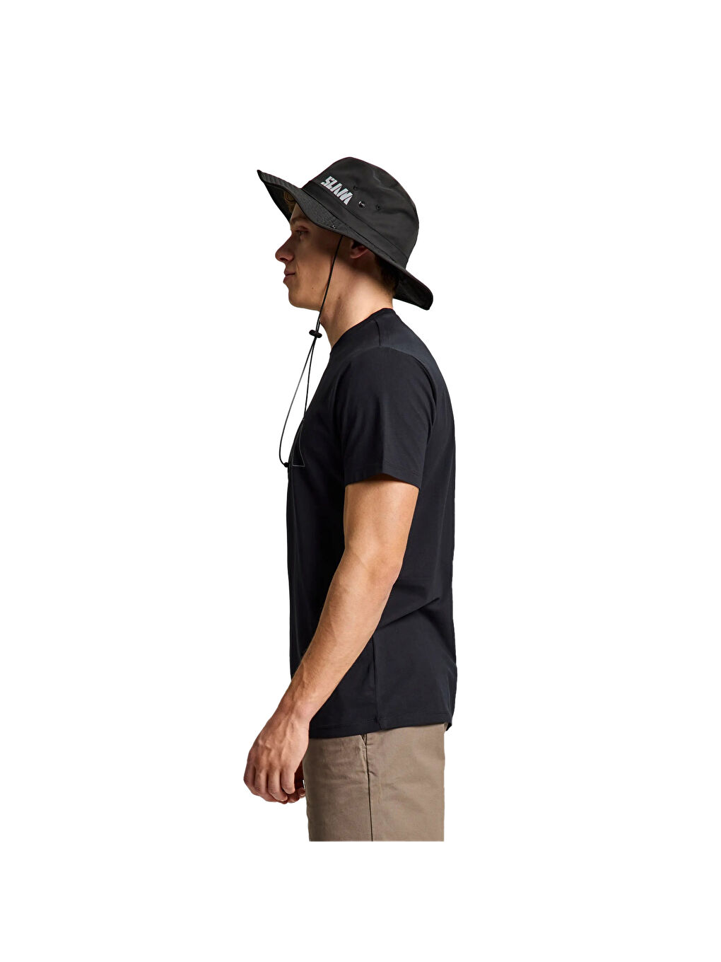 Logo Erkek Siyah Tişört-1