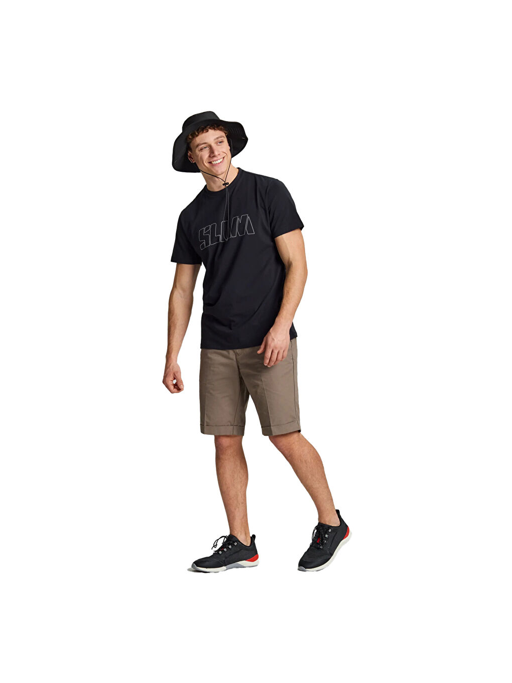 Logo Erkek Siyah Tişört-2