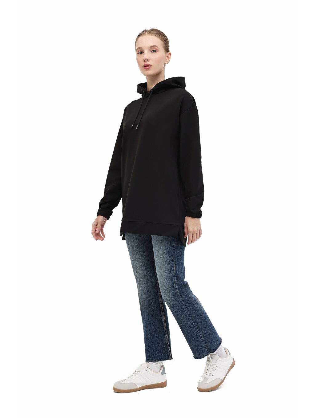 WB 17BELL-H 5PR Siyah Kadın Sweatshirt-2