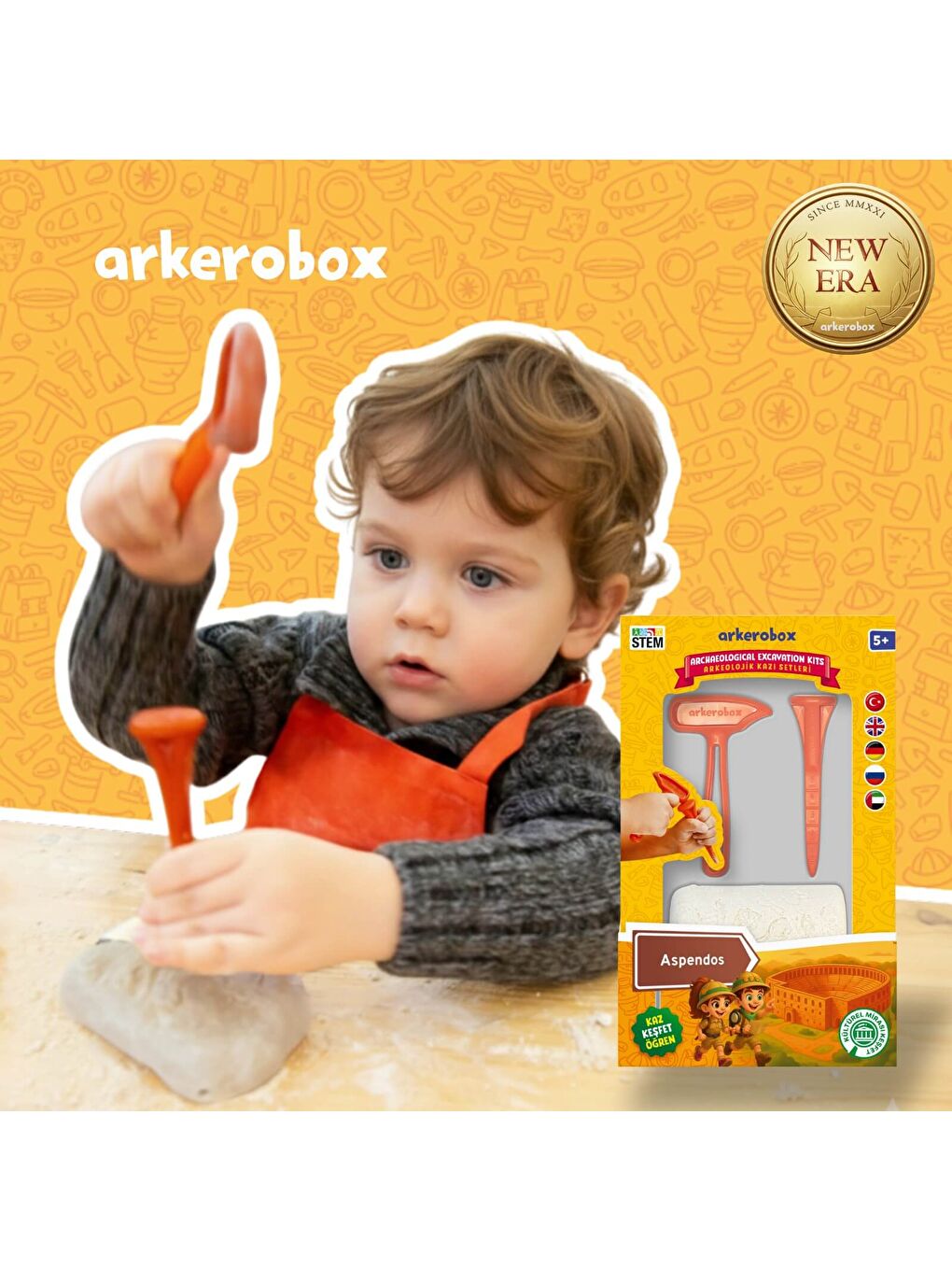 Aspendos New Era Eğitici Kazı Seti-1