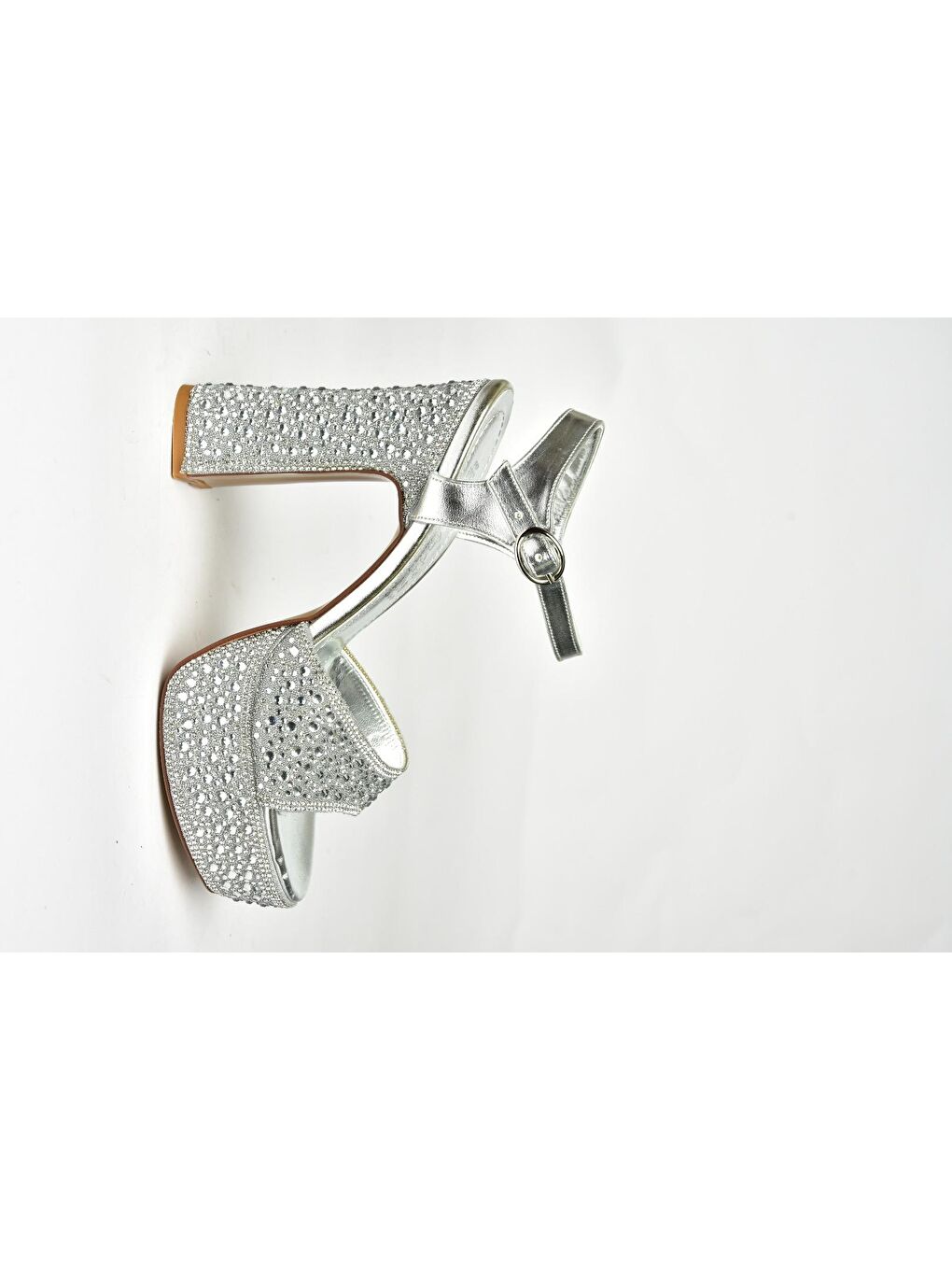 Gri Gümüş Kadın Topuklu Ayakkabı U8201155-5