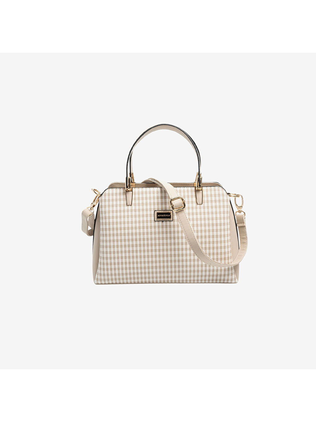 Kadın SP9721-M191 SILVER POLO El Çantası Kum Beji-Kum Beji-4