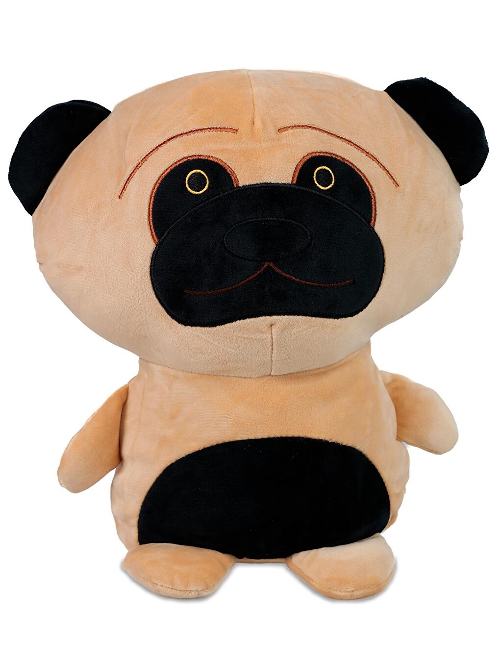 3 Boyutlu Soft Yastık 35 cm - Kahverengi Standart