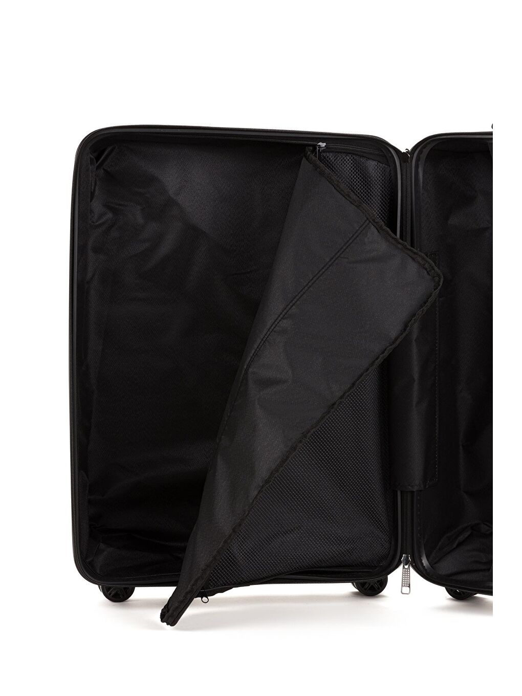 Antrasit ABS Unisex Dalgalı 55cm Orta Boy Valiz FSL119-3