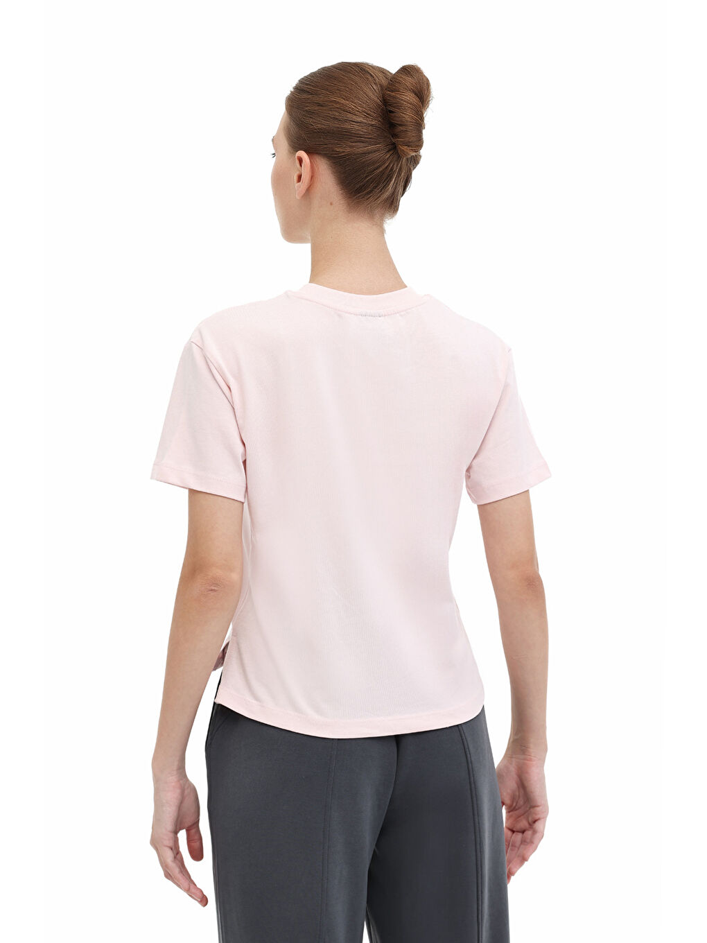 WB 11ASYA-T 5PR Pembe Kadın Kısa Kol T-Shirt-1