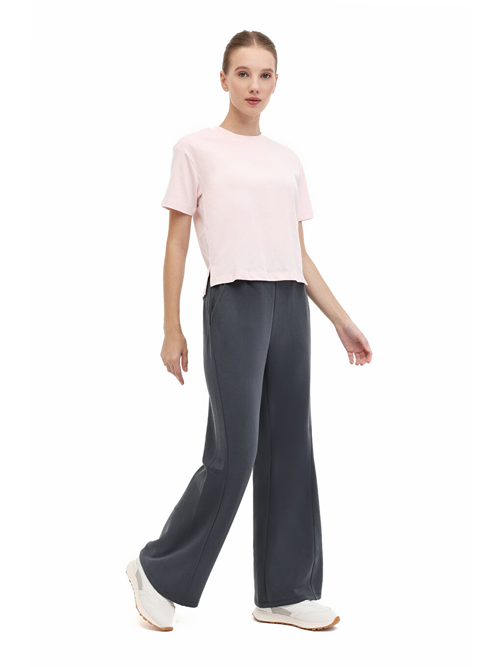 WB 11ASYA-T 5PR Pembe Kadın Kısa Kol T-Shirt-2