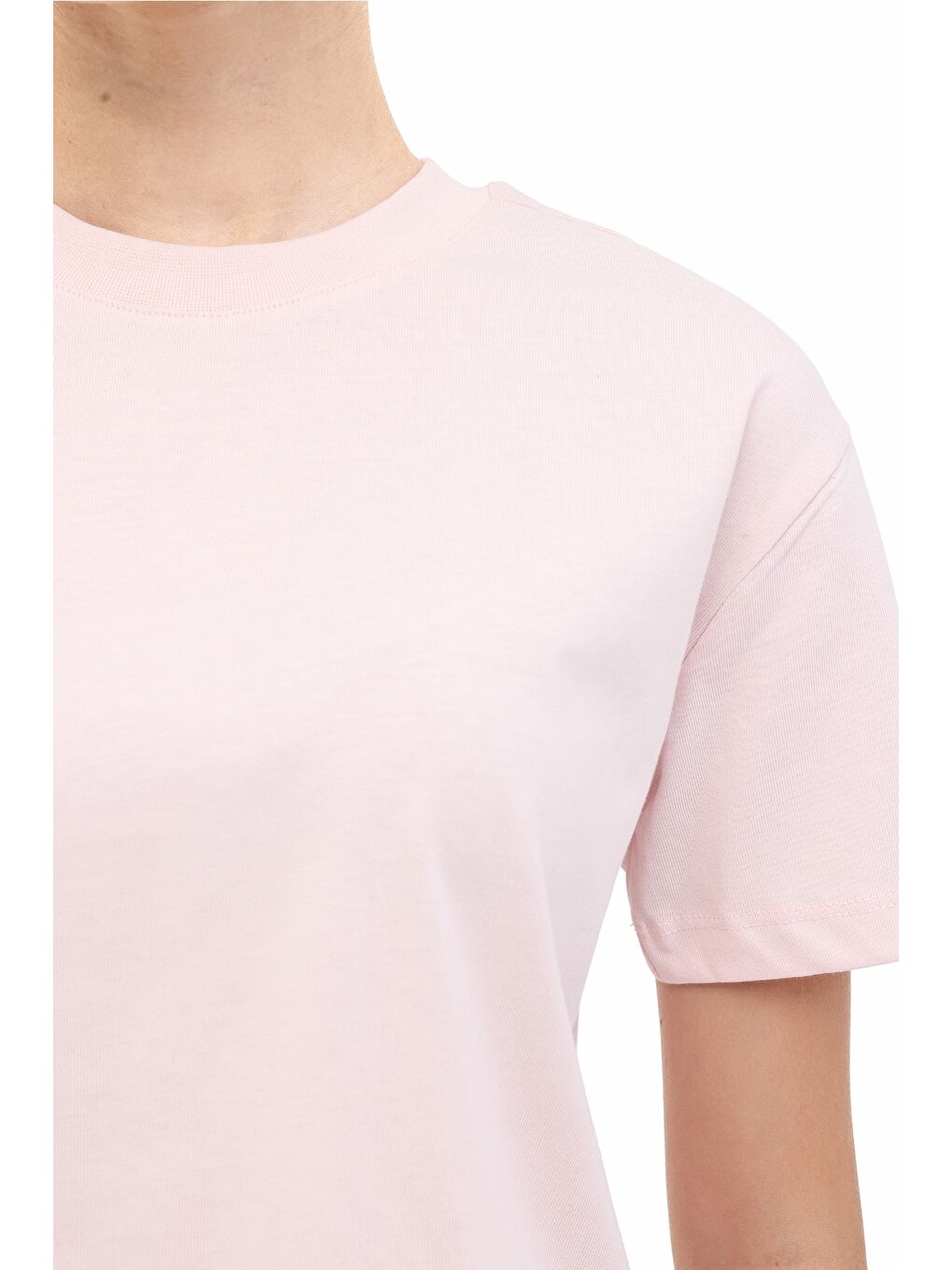 WB 11ASYA-T 5PR Pembe Kadın Kısa Kol T-Shirt-3