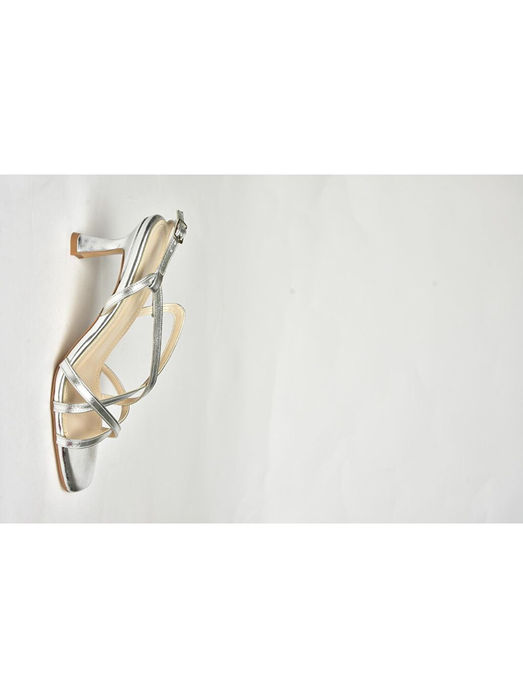 Gri Gümüş Kadın Topuklu Ayakkabı U5695197-5