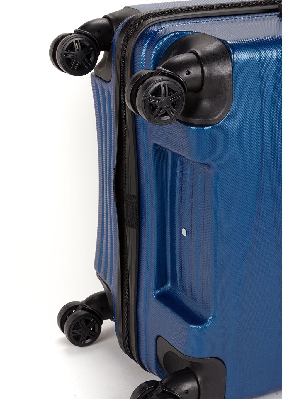 Mavi ABS Unisex Dalgalı 55cm Orta Boy Valiz FSL119-7