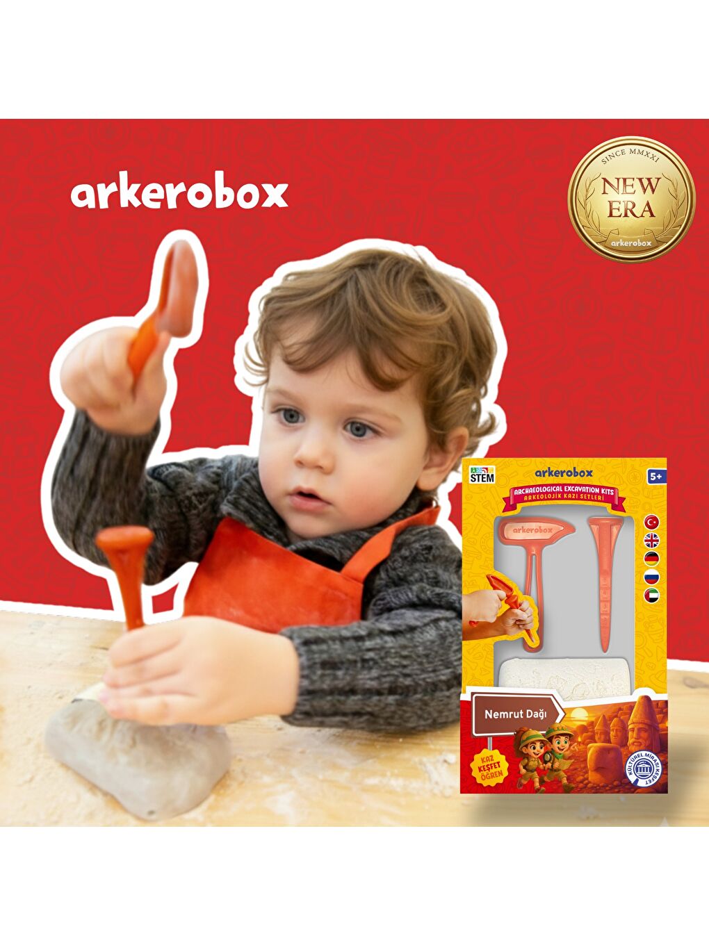 Nemrut Dağı New Era Eğitici Kazı Seti-1