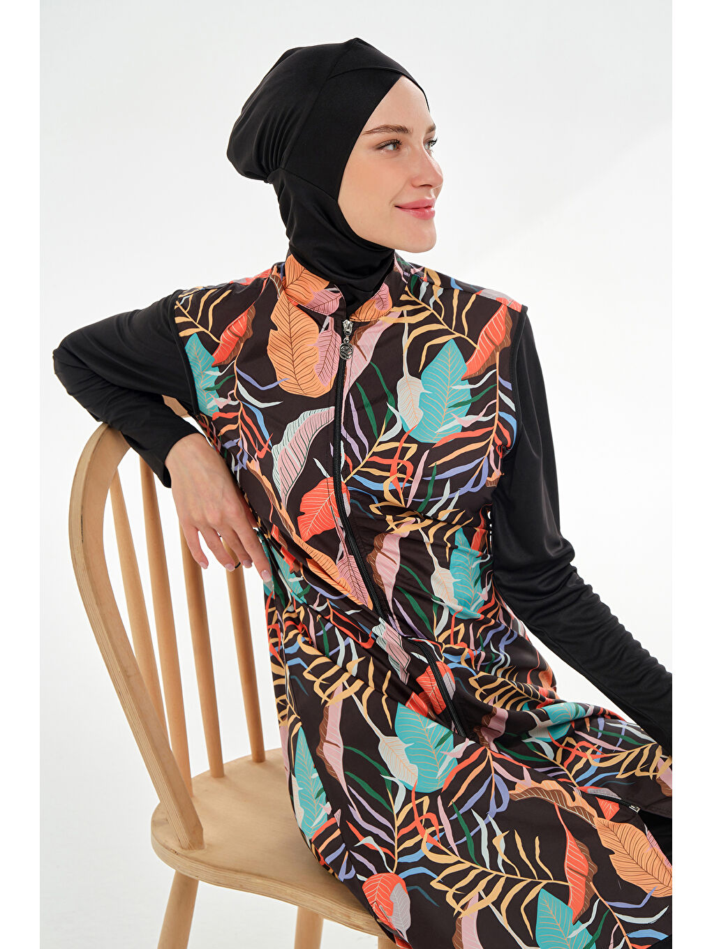 Tam Kapalı Tesettür Mayo 3302 Siyah-1