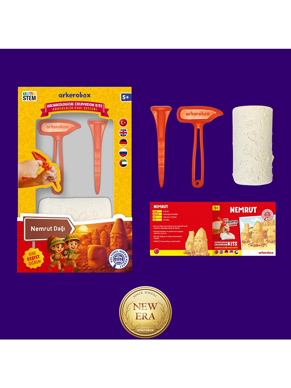Nemrut Dağı New Era Eğitici Kazı Seti-2