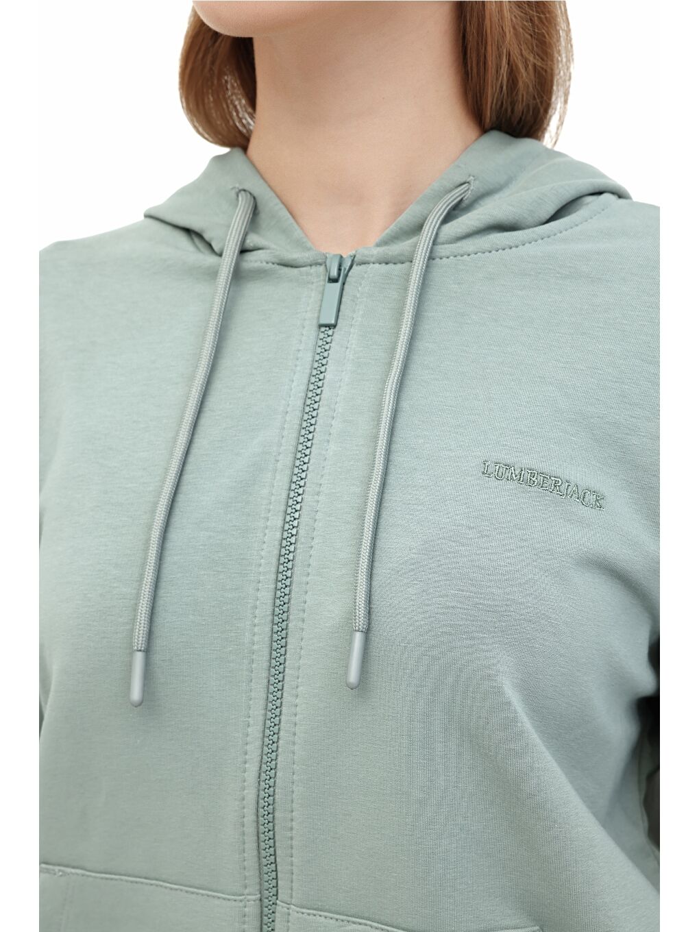 Yeşil WB SN77 5PR Mint Kadın Eşofman Üstü-3