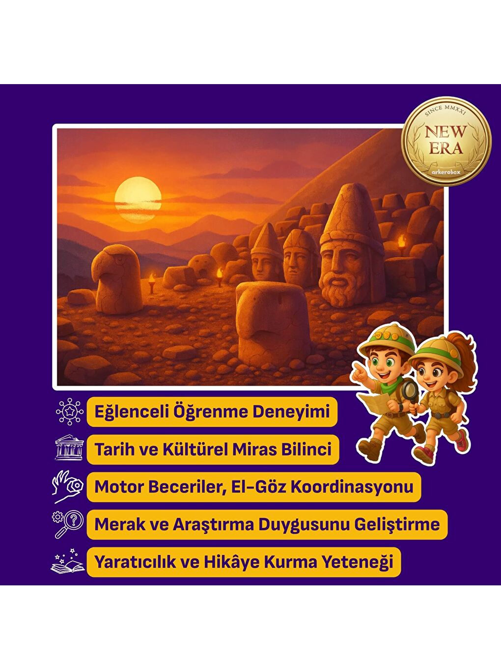 Nemrut Dağı New Era Eğitici Kazı Seti-3