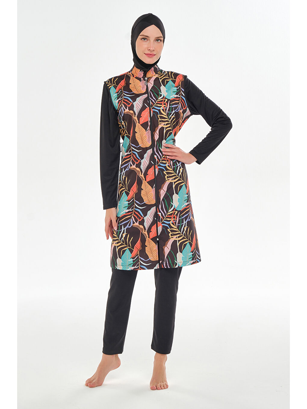 Tam Kapalı Tesettür Mayo 3302 Siyah-2