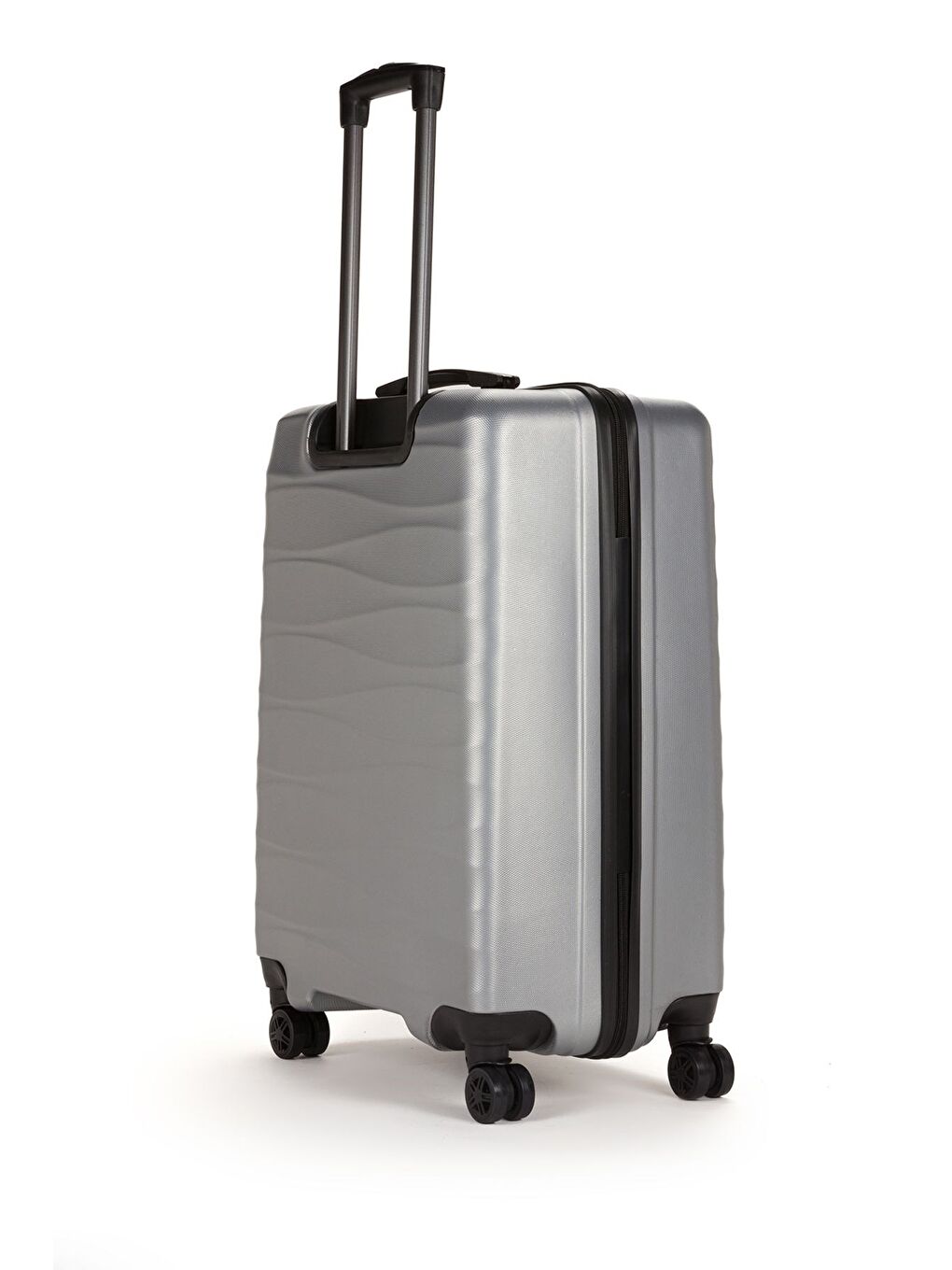 Gri ABS Unisex Dalgalı 65cm Orta Boy Valiz FSL119-2