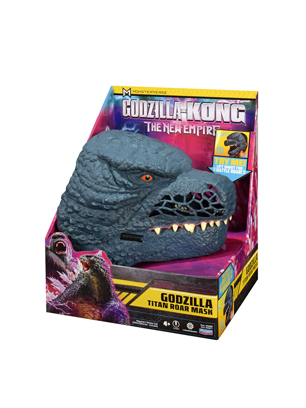 Godzilla ve Kong Sesli Maske Godzilla 35699 - 3