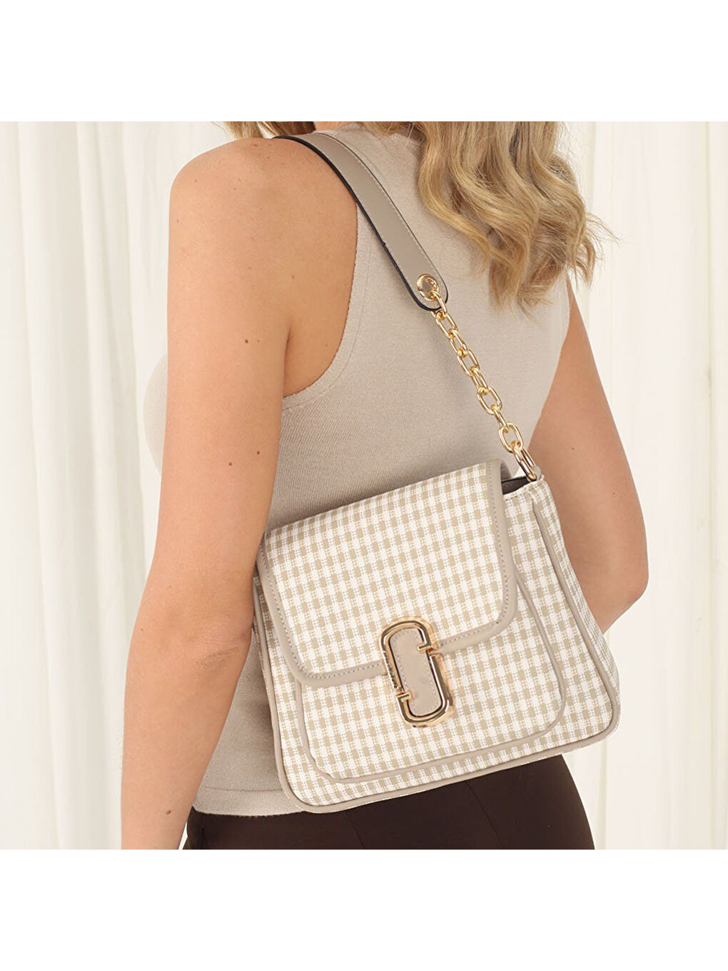 Kadın SP1147-M191 SILVER POLO Omuz Çantası Kum Beji-Kum-5