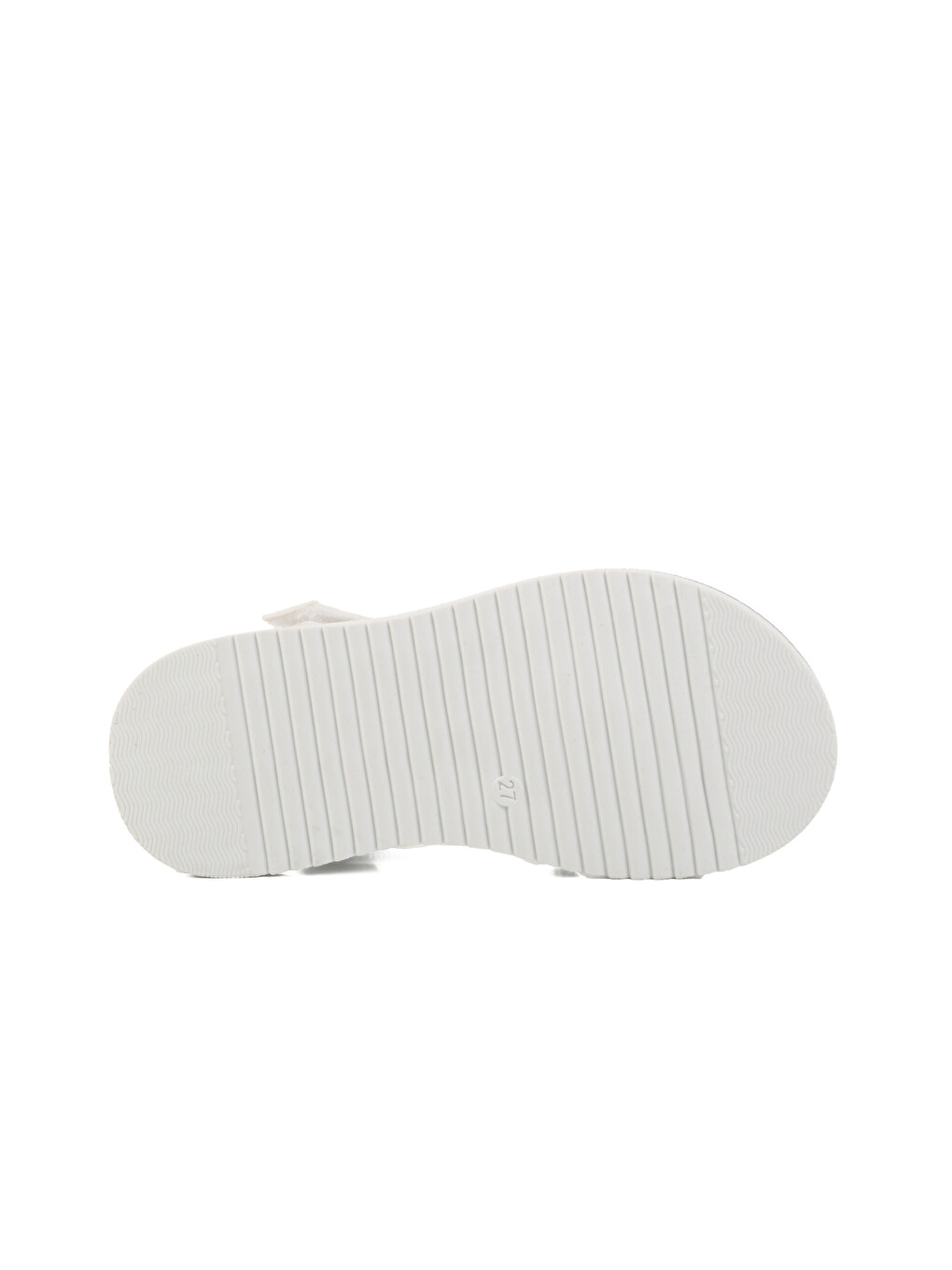 Karışık Beyaz Simli Cırtlı Ortopedik Kız Çocuk Sandalet 25t103 P-4