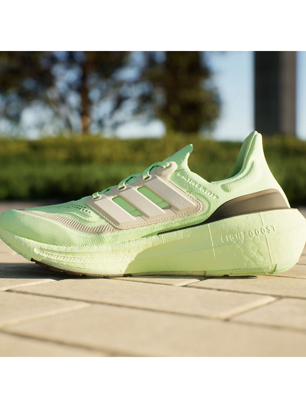 Ultraboost Light Unisex Yeşil Yol Koşusu Ayakkabısı-3