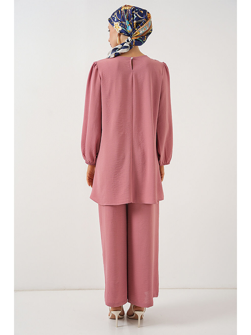 Ayrobin Tunik Pantolon Alt Üst Takım 6712 - Pembe-5
