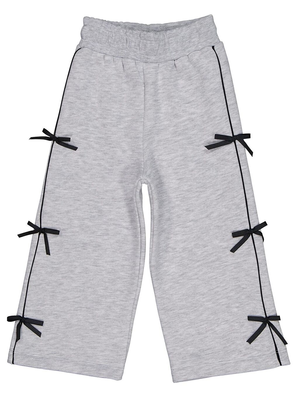 Girls Fiyonklu 2-5 Yaş Eşofman Altı - Gri 3-4 Yaş