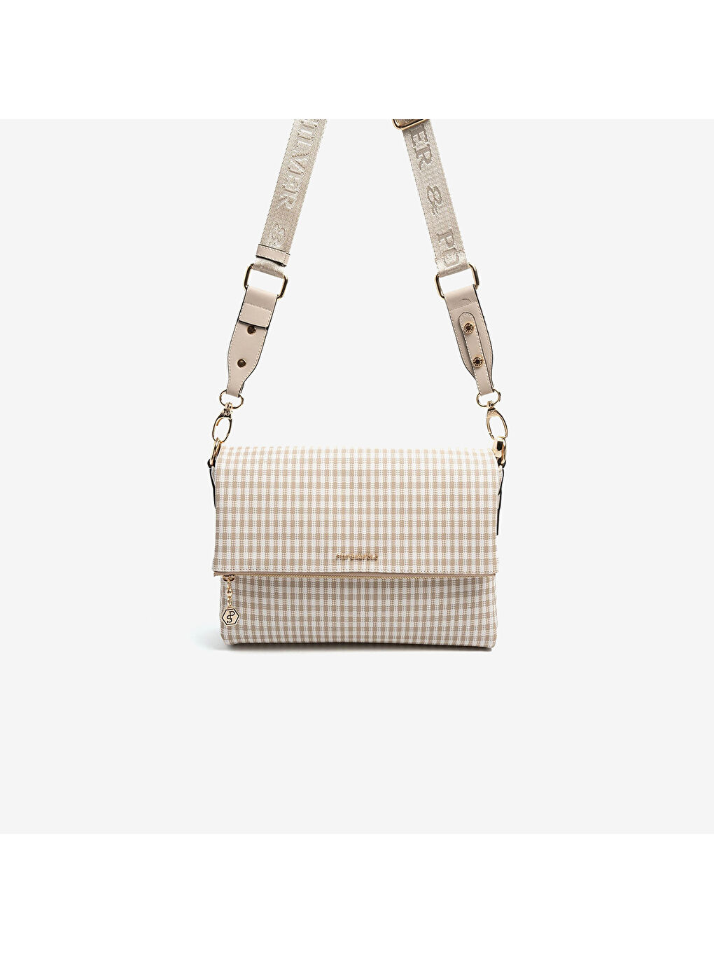 Kadın SP963-M191 SILVER POLO Çapraz Çanta Kum Beji-Kum Beji-1