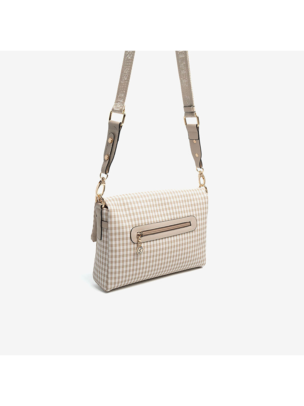 Kadın SP963-M191 SILVER POLO Çapraz Çanta Kum Beji-Kum Beji-4