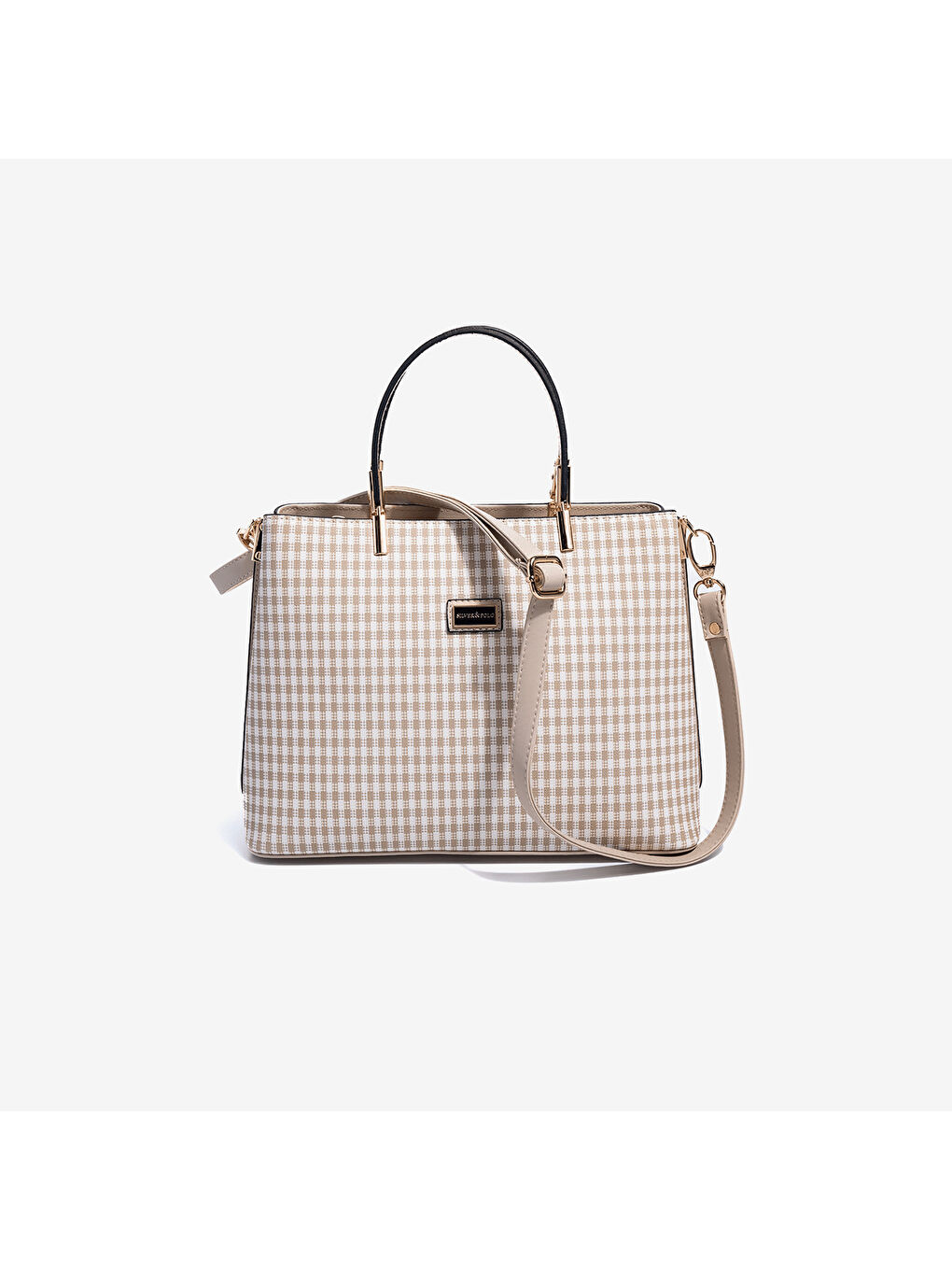 Kadın SP924-M191 SILVER POLO El Çantası Kum Beji-Kum Beji-4