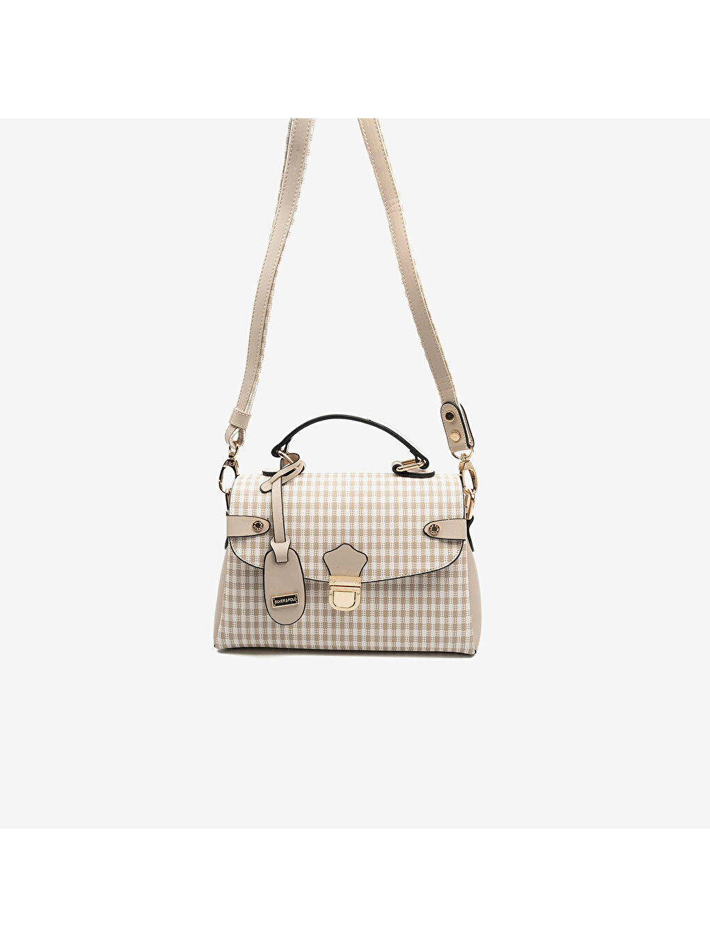 Kadın SP1159-M191 SILVER POLO El Çantası Kum Beji-Kum Beji-4