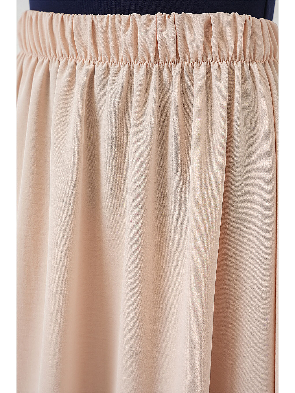 Kadın Uzun Ayrobin Etek 8050 - Bej-4