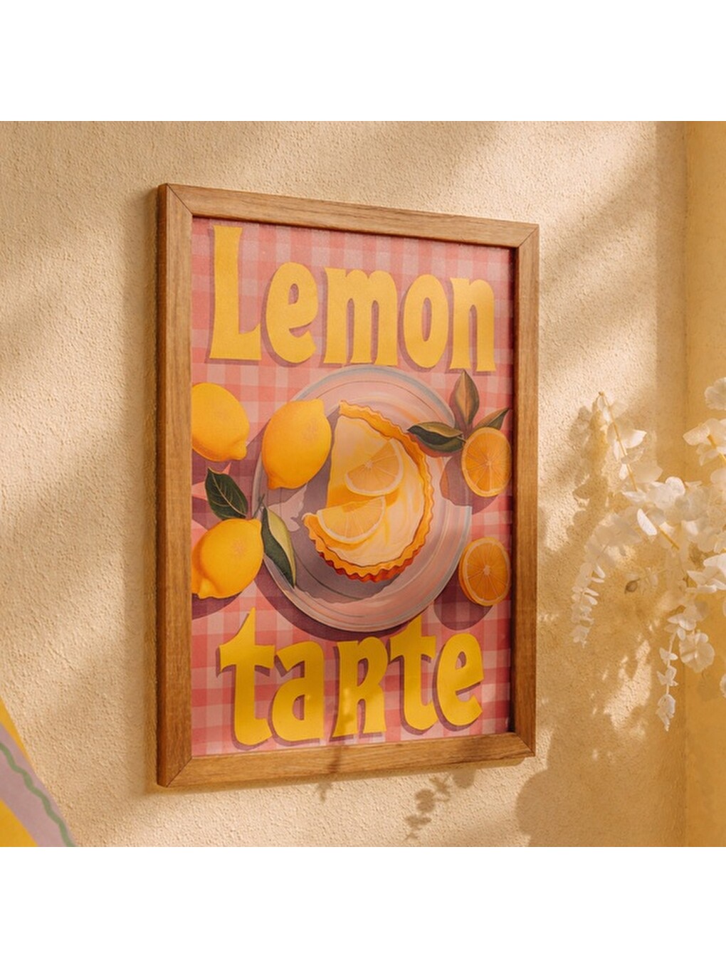 Karışık Deco Lemon Tarte Duvar Panosu - Renkli - 30x40 cm-2