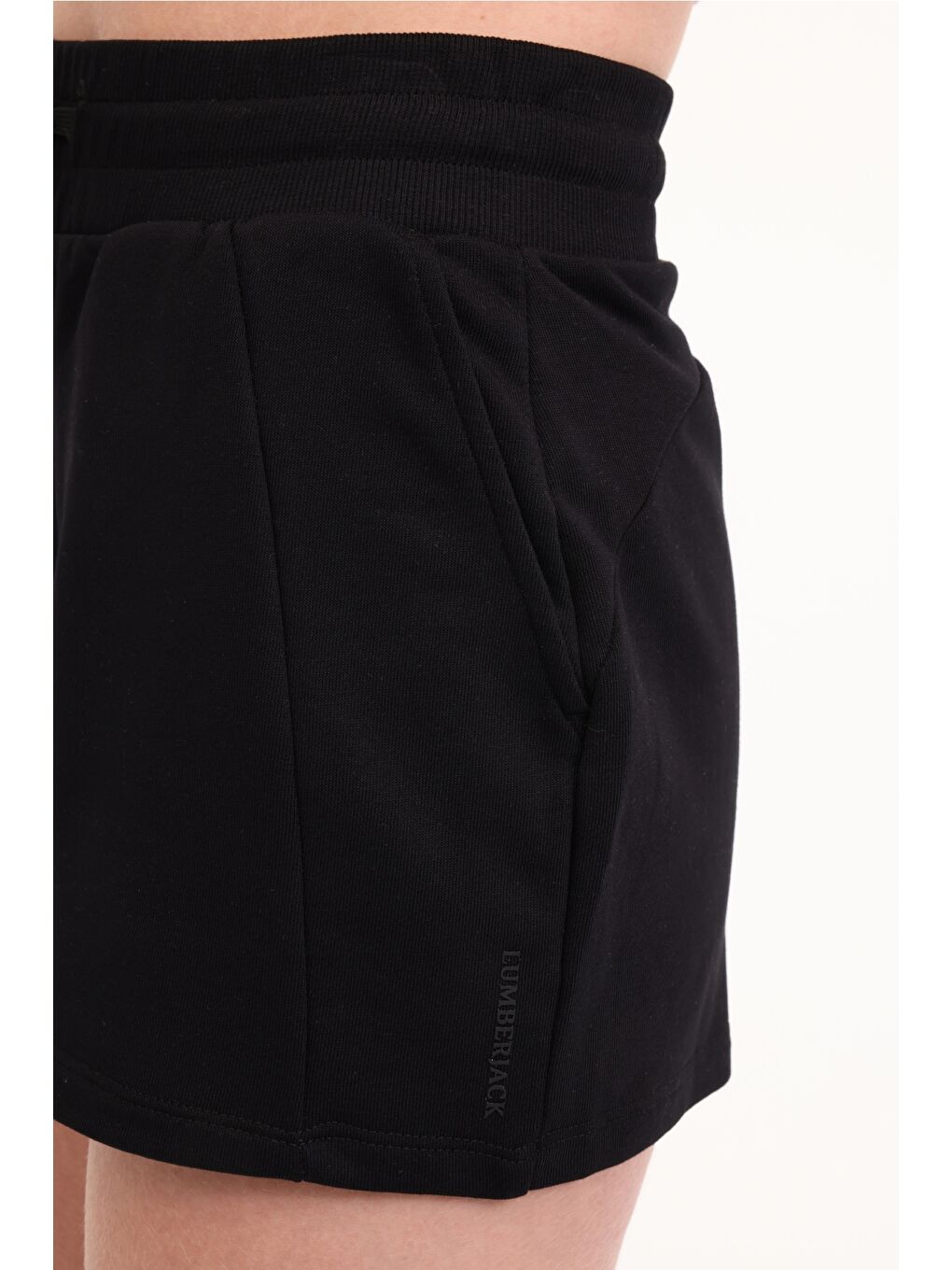 WL MONA 20BKK26 5FX Siyah Kadın Şort-3