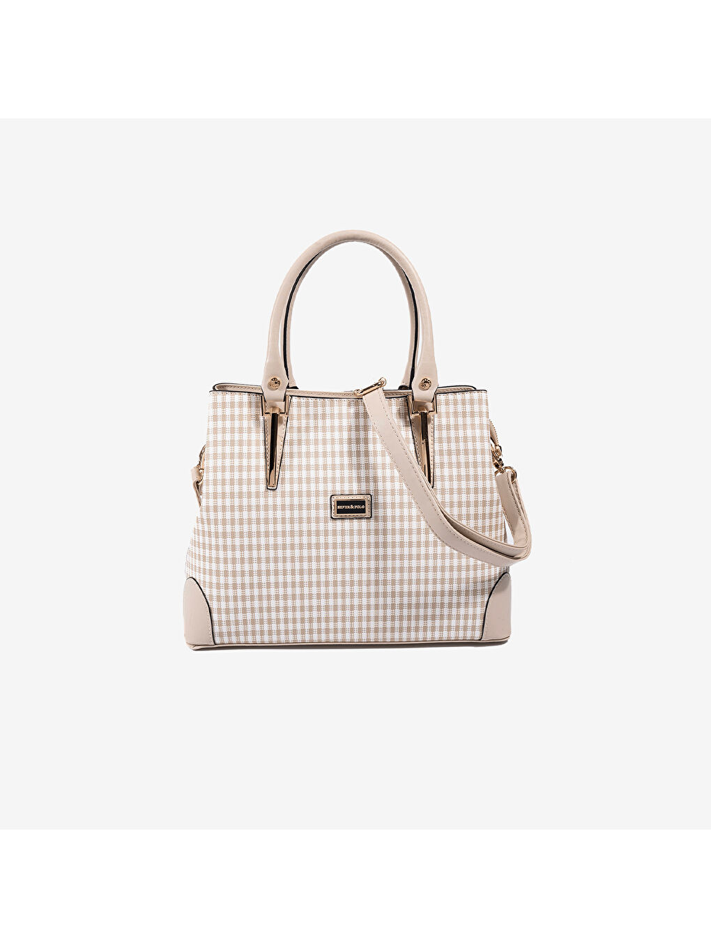 Kadın SP667-M191 SILVER POLO El Çantası Kum Beji-Kum-4