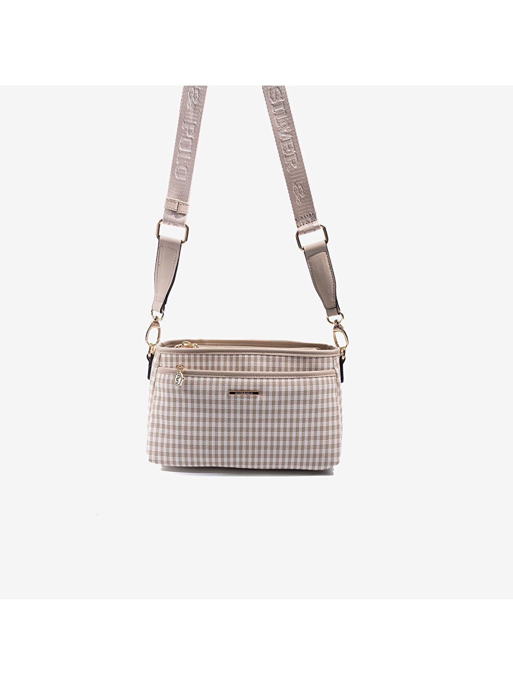 Kadın SP1184-M191 SILVER POLO Çapraz Çanta Kum Beji-Kum Beji-1