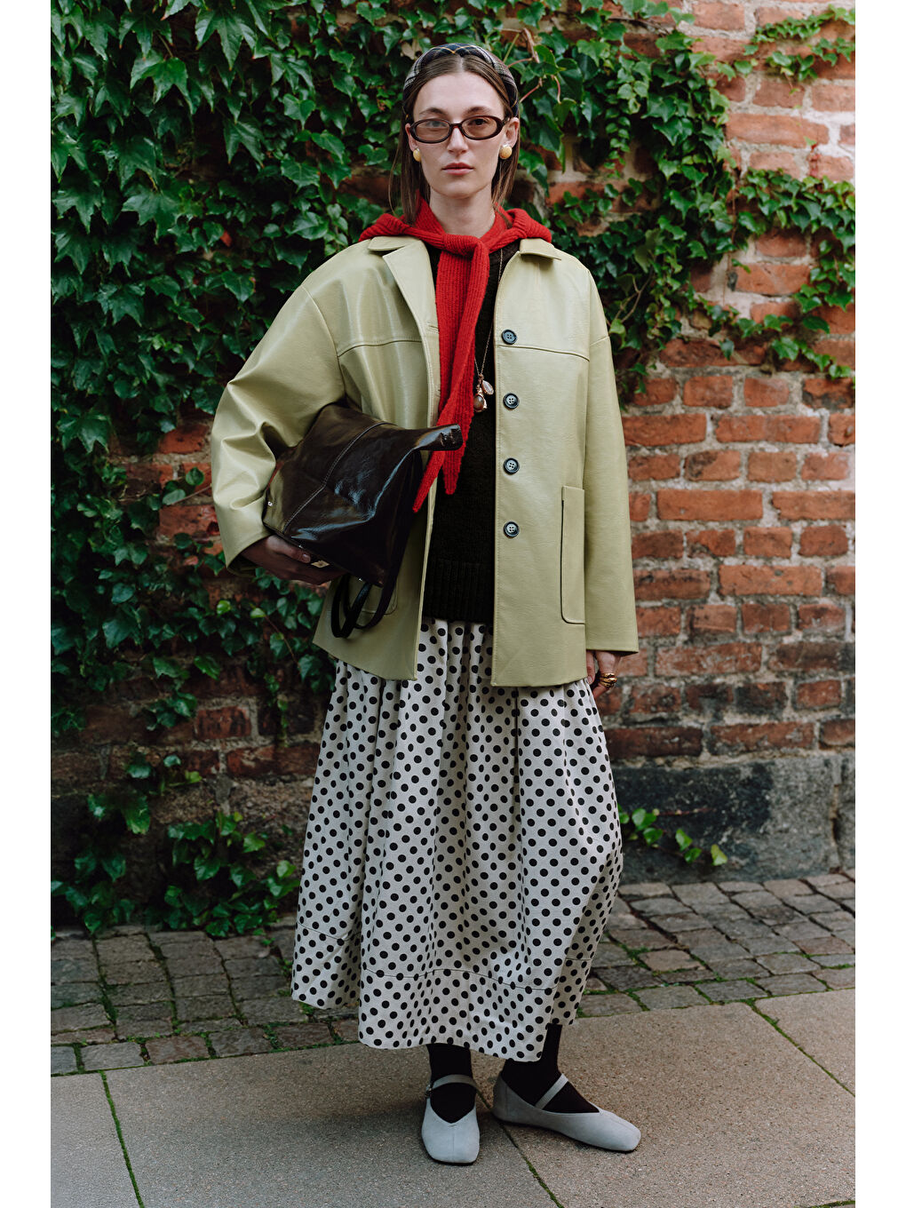 Klasik Kesim Deri Ceket Sarı